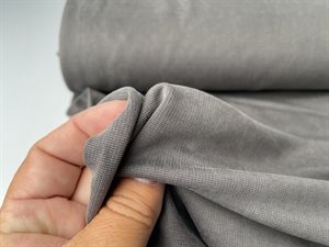 Jersey med cupro - dusty grey